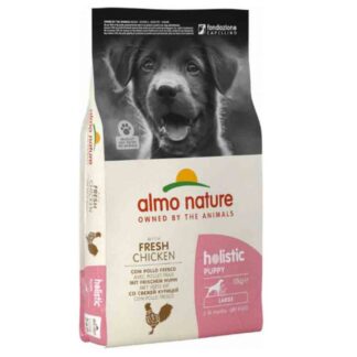 Almo Nature Holistic Puppy Large Свежая Курица для собак 12 кг