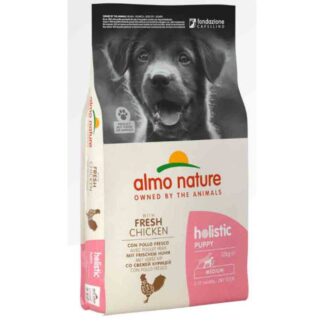 Almo Nature Holistic Puppy Medium Свежая Курица для собак 12 кг