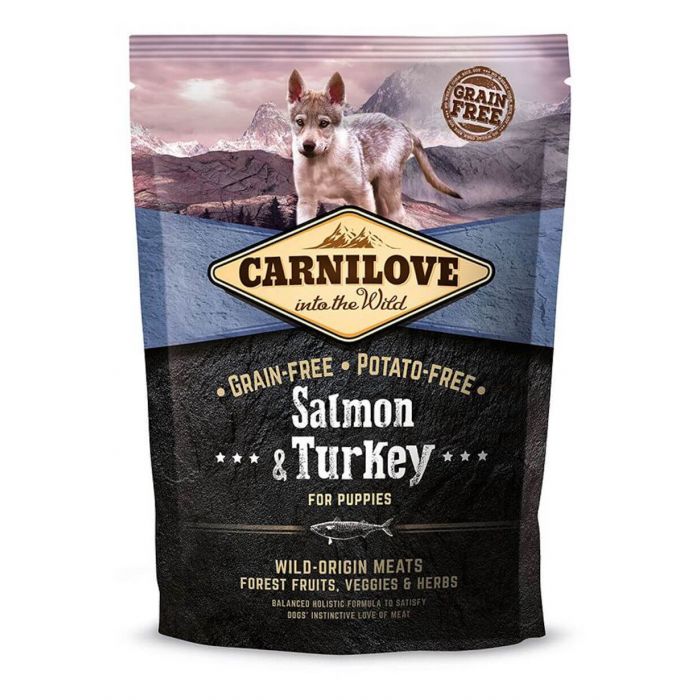 Carnilove Лосось и Индейка Puppy 1,5 кг