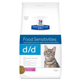 Hill's Prescription Diet Feline D/D Утка и Горошком 1.5 кг