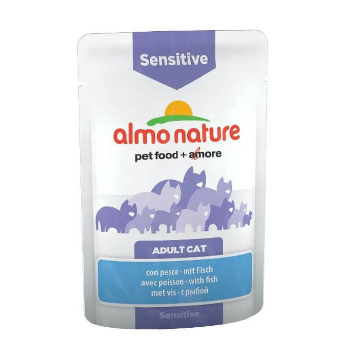 Almo Nature Sensitive Рыба для кошек 30 х 70 г