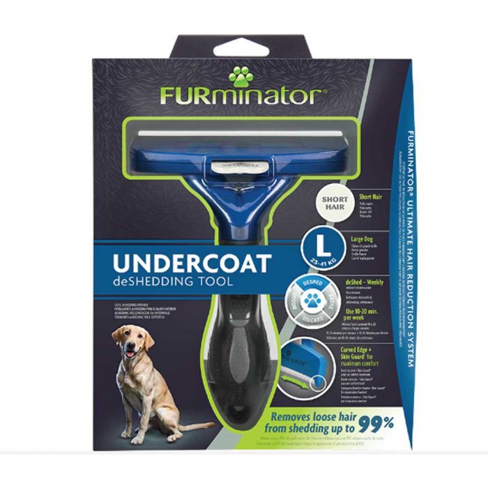 Furminator щетка для короткошерстных собак L
