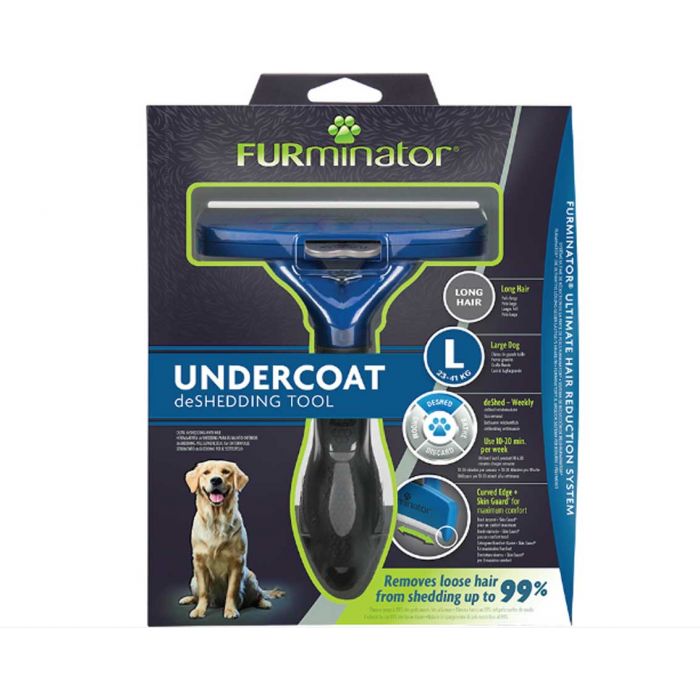 Furminator щетка для длинношерстных собак, L