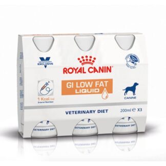Royal Canin Veterinary Diet Dog Gastro Intestinal Low Fat Liquid 3 x 200 ml