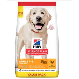 Hill's Science Plan Canine Adult Light Large Breed с курицей 18 кг