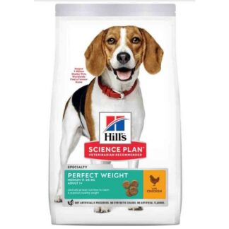 Hill's Science Plan Canine Adult Perfect Weight Medium с курицей 12 кг