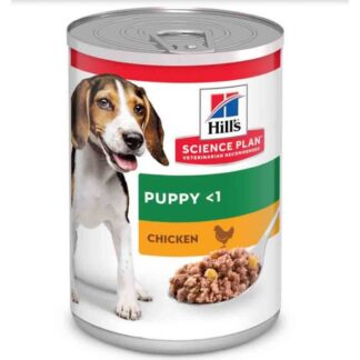 Hill's Science Plan Canine Puppy с курицей 12 x 370 г