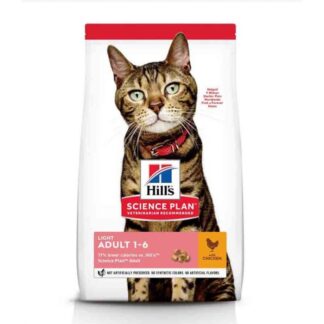Hill's Science Plan Feline Adult Light с курицей 10 кг