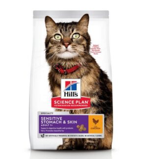 Hill's Science Plan Feline Adult Sensitive Stomach & Skin курица 1,5 кг