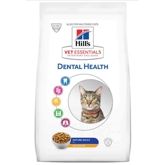 Hill's VetEssentials Feline Mature Dental Health Курица 6.5 кг