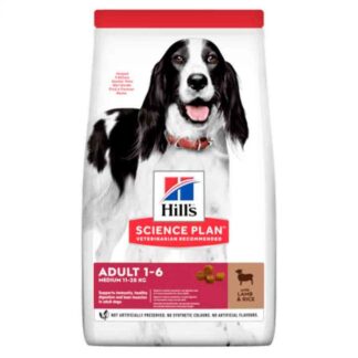 Hill's Science Plan Canine Adult Medium lamb & rice 14 кг