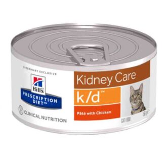Hill's Prescription Diet Feline K/D Курица КОРОБКА 24 Х 156 г
