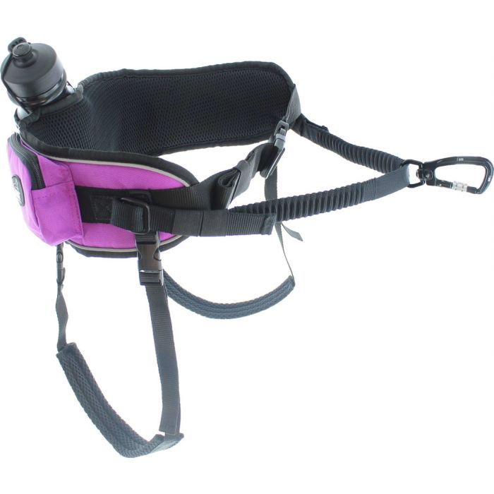 I-DOG Пояс Canicross Фиолетовый/Серый - один Размер