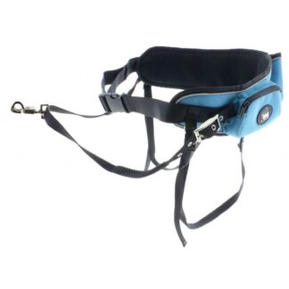 I-DOG Пояс Canicross Синий/Серый - один Размер