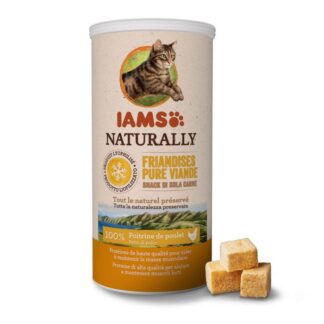 IAMS Naturally Лечит без каши с курицей для кошек 25 г