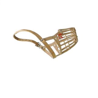 Намордник пластиковый и кожаный T3