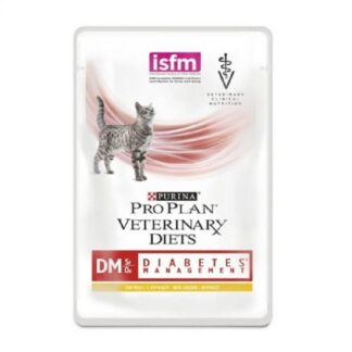 Purina Proplan PPVD Feline Диабет DM Пакетики Цыпленка 10 Х 85 г