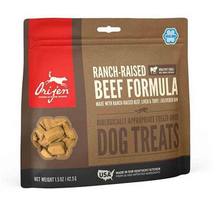 Orijen Ranch Raised Beef Лечит Собак 92 г