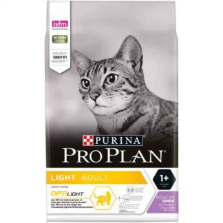 Purina Proplan Cat Adult Optilight Индейка 3 кг
