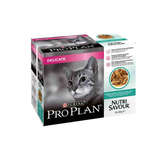 Purina Proplan Cat Nutrisavour Delicate Poisson 10 пакетиков, 85 г