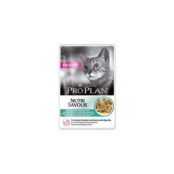 Purina Proplan Cat Nutrisavour Delicate Рыбы 26 пакетиках 85 г
