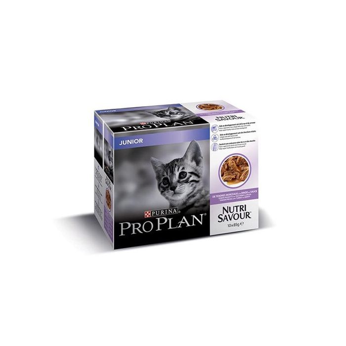 Purina Proplan Cat Nutrisavour Junior Индейка 85 г 10 пакетиков