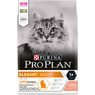 Purina Proplan Cat Elegant Optiderma Adult Лосось 3 кг