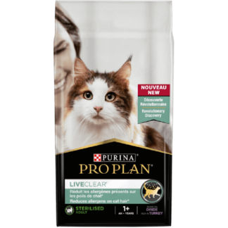 Purina Proplan Cat LiveClear Sterilised Adult 1+ с Индейкой 2,8 кг