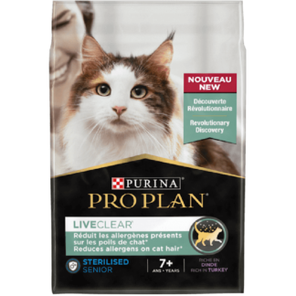 Purina Proplan Cat LiveClear Sterilised Senior 7+ с Индейкой 2,8 кг