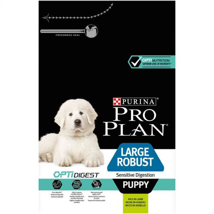 Purina Proplan Dog Large Robust Puppy OPTIDIGEST ягненок 12 кг