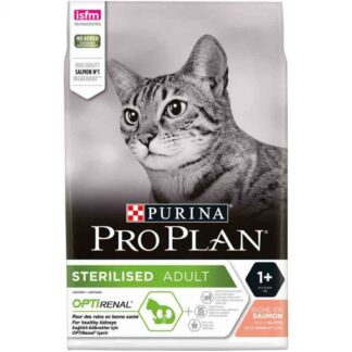 Purina Proplan Optirenal Adult Cat Sterilised Лосось, 10 кг
