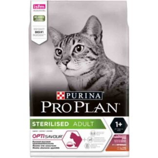 Purina Proplan Optisavour Adult Cat Sterilised Утка и Печень 3 кг