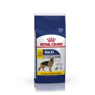 Royal Canin Maxi Adult 15 кг + 3 кг бесплатно