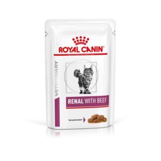 Royal Canin Veterinary Cat Renal Говядина в пакетиках, 12 x 85 g