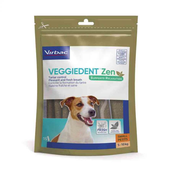 Veggiedent ZEN S Snack Зубов Собаки 5-10 кг x15
