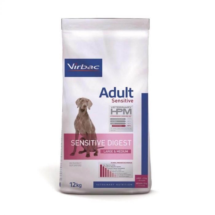 Virbac Veterinary HPM Digest Sensitive Large & Medium Dog 12 кг