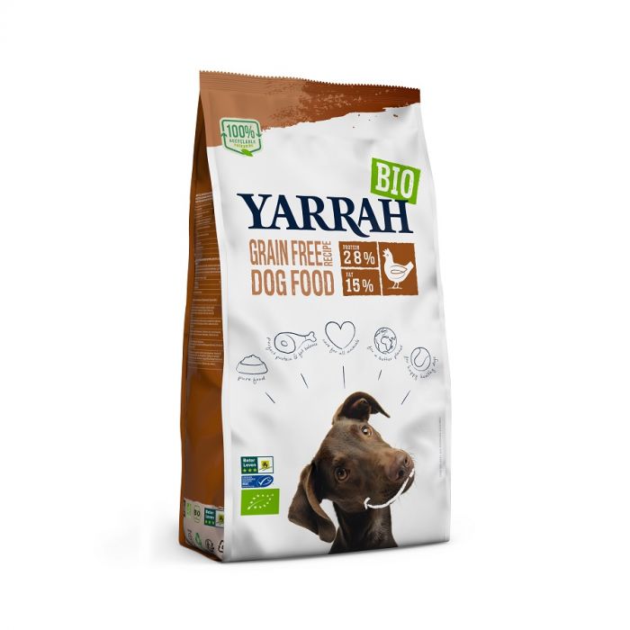 Yarrah Bio Крокетов без зерна курица / рыба Взрослой Собаки 10 кг