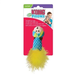 KONG Cat Pillows Critter плюшевый с кошачьей мятой