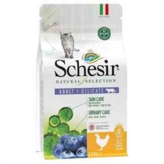 Schesir Беззерновой корм для взрослых кошек с курицей 4,5 кг