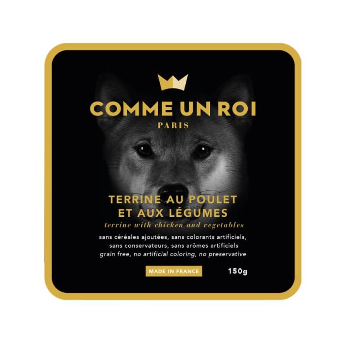 Comme Un Roi Chien с курицей и овощами 11 x 150 г