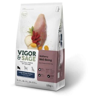 Vigor & Sage Puppy Large Goji Berry/Chicken 12 кг