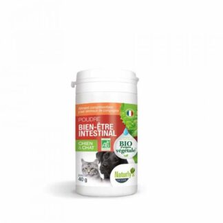 Naturlys Органический порошок для гигиены кишечника для собак и кошек 40 г