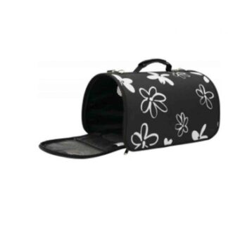 Zolux Корзина-переноска Цветок черная L