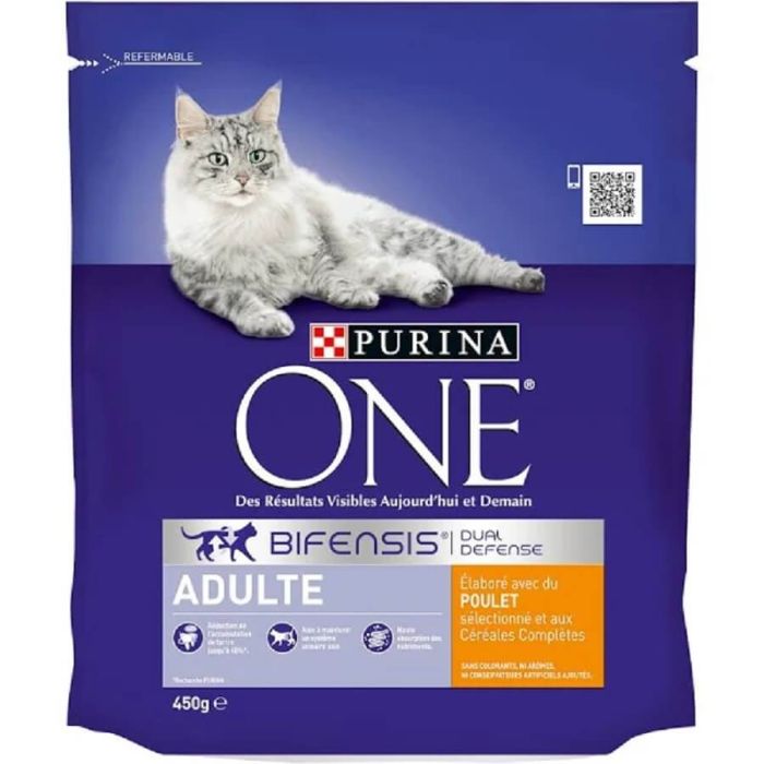 Purina One Adult Cat Цыпленок 450г