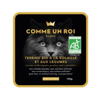 Comme Un Roi Chat Органические овощи из птицы 16 x 100 г