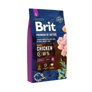 Brit Premium by Nature S для взрослых собак 8 кг