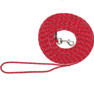 Трекинговый поводок Trixie красный для щенков, 4 м