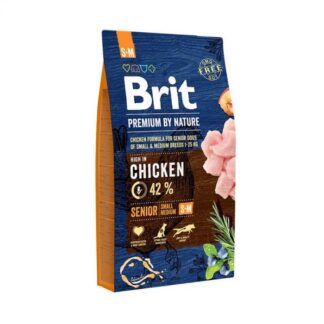 Brit Premium by Nature Senior Dog S+M 8 кг