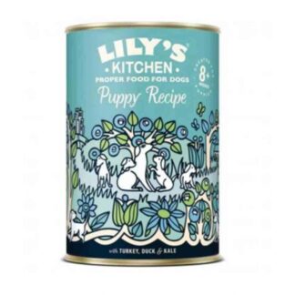 Рецепт Lily's Kitchen Puppy из индейки и утки 6 x 400 г
