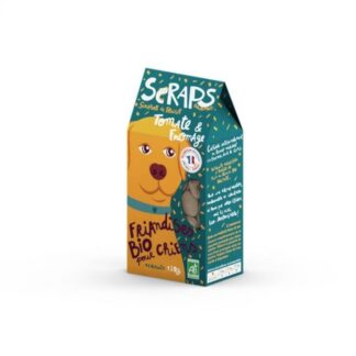 Органические лакомства для собак Scraps с помидорами и сыром 120 г